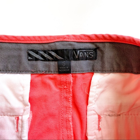 Vans Casual Salmon Pink Shorts - Picture 2 of 8